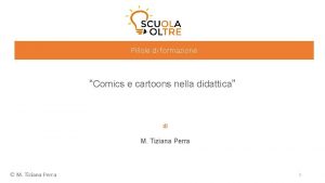 Pillole di formazione Comics e cartoons nella didattica