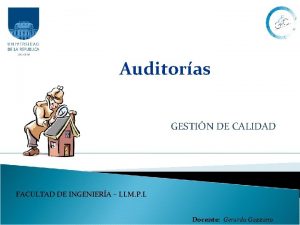 Auditoras GESTIN DE CALIDAD FACULTAD DE INGENIERA I