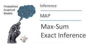 Probabilistic Graphical Models Inference MAP MaxSum Exact Inference