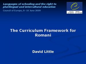 Languages of schooling and the right to plurilingual