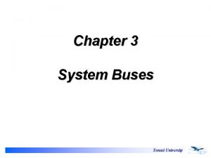 Chapter 3 System Buses Yonsei University Contents 3