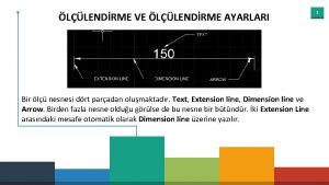 LLENDRME VE LLENDRME AYARLARI Bir l nesnesi drt