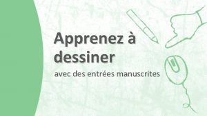 Apprenez dessiner avec des entres manuscrites Outils Encre