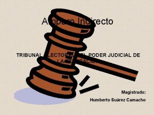 Amparo Indirecto TRIBUNAL ELECTORAL DEL PODER JUDICIAL DE