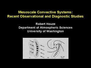 Mesoscale Convective Systems Recent Observational and Diagnostic Studies