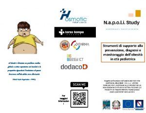 Strumenti di supporto alla prevenzione diagnosi e monitoraggio