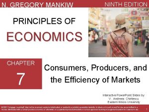N GREGORY MANKIW NINTH EDITION PRINCIPLES OF ECONOMICS