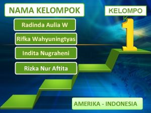 NAMA KELOMPOK Radinda Aulia W KELOMPO K Rifka