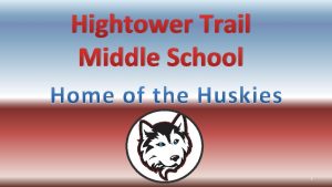 Hightower Trail Middle School 1 LUNCH Thursday February