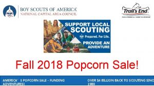 1 Fall 2018 Popcorn Sale Over 4 Billion