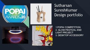 Sutharsan Suresh Kumar Design portfolio 1 POPAI COMPETITION