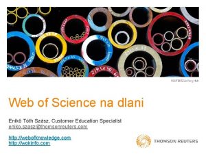 Web of Science na dlani Enik Tth Szsz