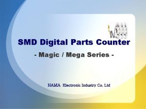 SMD Digital Parts Counter Magic Mega Series NAMA