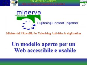 UN MODELLO APERTO PER UN WEB ACCESSIBILE E