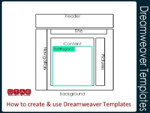 Dreamweaver templates tutorials