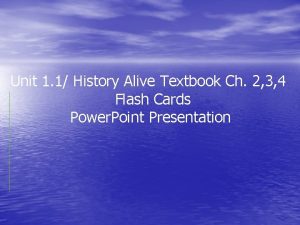 Unit 1 1 History Alive Textbook Ch 2