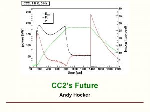 CC 2s Future Andy Hocker CC 2s Present