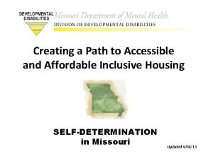 Creating a Path to Accessible and Affordable Inclusive