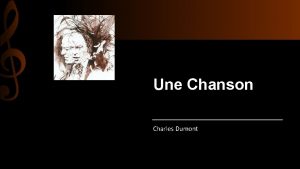 Une Chanson Charles Dumont Ce nest quun point