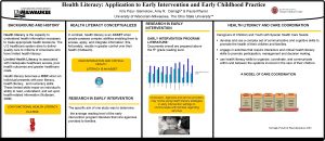 Health Literacy Application to Early Intervention and Early