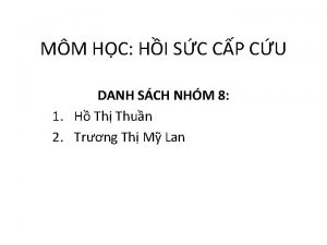 MM HC HI SC CP CU DANH SCH