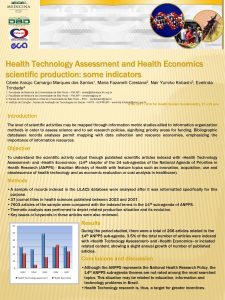 Health Technology Assessment and Health Economics scientific production