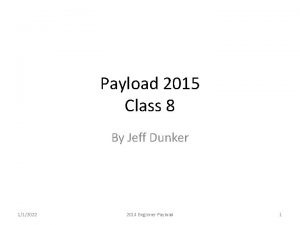 Payload 2015 Class 8 By Jeff Dunker 112022