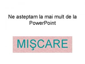 Ne asteptam la mai mult de la Power