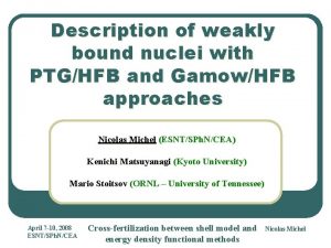 Description of weakly bound nuclei with PTGHFB and