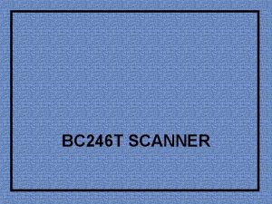 BC 246 T SCANNER SQUELCH VOLUME SCROLL KNOB
