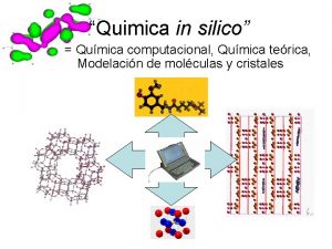 Quimica in silico Qumica computacional Qumica terica Modelacin