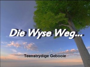 Die Wyse Weg Die Skakel die luidsprekers aan