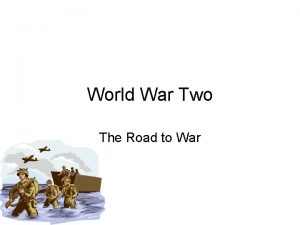 World War Two The Road to War Failures