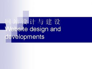 Website design and developments n PHPMy Admin n