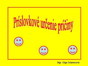 Mgr Oga Oslanecov Ptame sa na otzkami preo