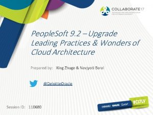 People Soft 9 2 Upgrade Leading Practices Wonders