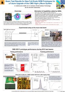 Beam Test Results for New FullScale GEM Prototypes