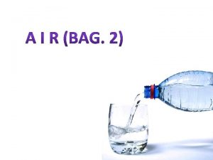 Sumber Air Baku 1 Air 2 Air 3