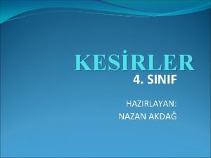 KESRLER 4 SINIF HAZIRLAYAN NAZAN AKDA KAZANIMLAR 1