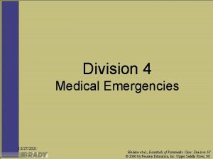 Division 4 Medical Emergencies 12272021 Bledsoe et al