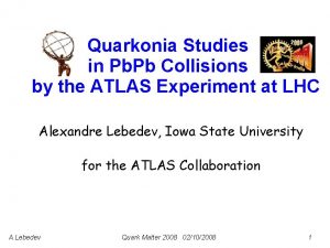 Quarkonia Studies in Pb Pb Collisions by the