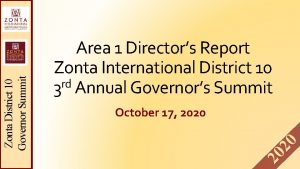 October 17 2020 20 20 Zonta District 10