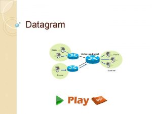 Datagram Definition A datagram is an independent selfcontained