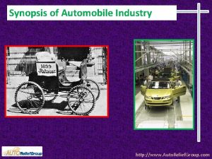 Synopsis of Automobile Industry http www Auto Relief