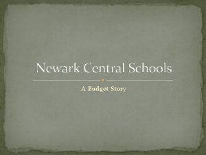 Newark Central Schools A Budget Story Teacher Evaluation