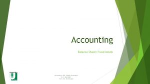 Accounting Balance Sheet Fixed Assets Accounting B A