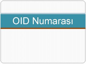 OID Numaras Organisation ID OID numaras nedir Erasmus