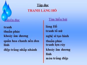 Tp c TRANH LNG H Luyn c tranh