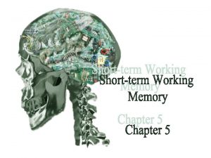 Outline Shortterm Working Memory 12232021 Recall Serial position
