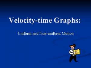 Velocitytime Graphs Uniform and Nonuniform Motion PositionTime Graphs